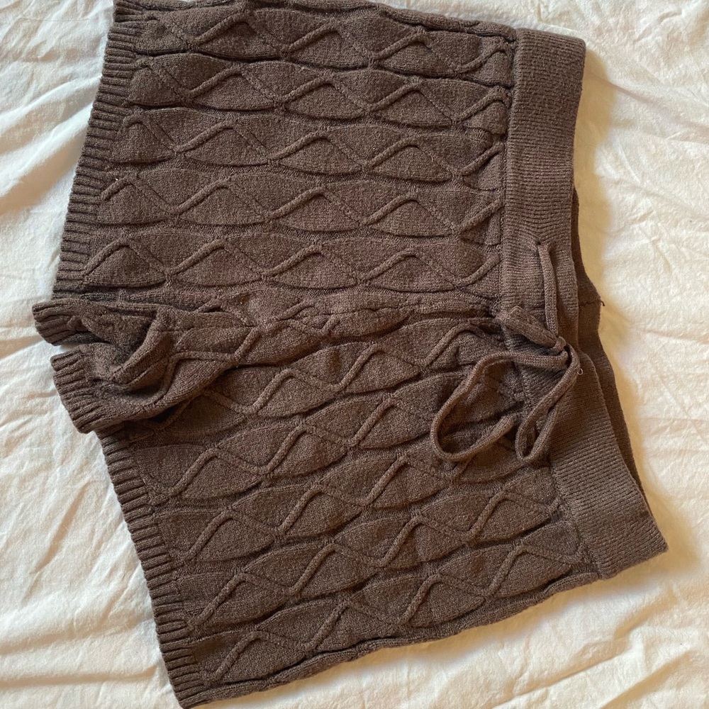 3 for $25 Brown Knit Lounge Shorts - Medium